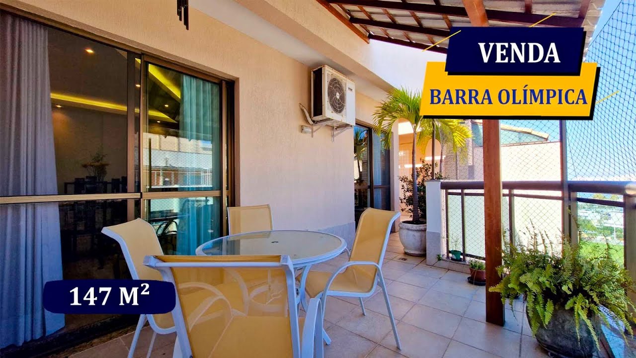 BARRA OLÍMPICA RIO 2 CONDOMÍNIO GREEN PARK COBERTURA 147M² 3 QUARTOS 2 VAGAS MUITO LAZER E SEGURANÇA