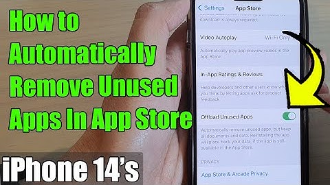 iPhone 14/14 Pro Max: How to Automatically Remove Unused Apps in App Store