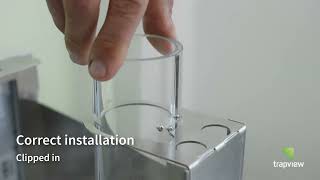 Trapview BARKB trap - Cylinder Installation - Smart Bark Beetle Monitoring