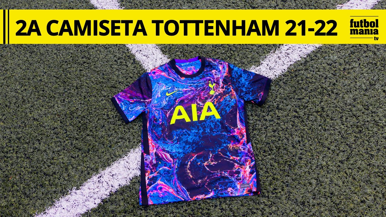 Camiseta Nike 2a Tottenham 2021 2022 - YouTube