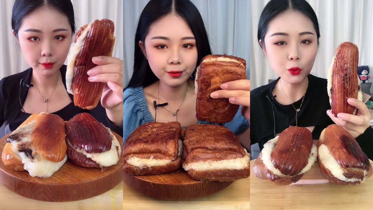 🍞 [MUKBANG] fried mochi bread edition