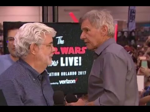 Harrison Ford and George Lucas Interview - Star Wars Celebration 2017 Orlando