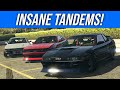 Gta 5 insane drift meet  clean tandems jump drifts touge runs and more