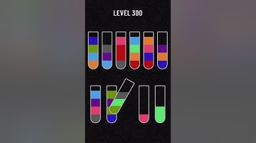 Water sort puzzle game Level 300