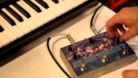 Echo Quest - LFO Feedback Delay Pedal Guitar synth synthrotek effects yamaha keyboard