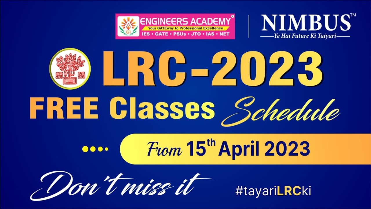 Bihar LRC Exam 2023 Free Online Live Classes Schedule |LRC 2023 Free Online Preparation 
