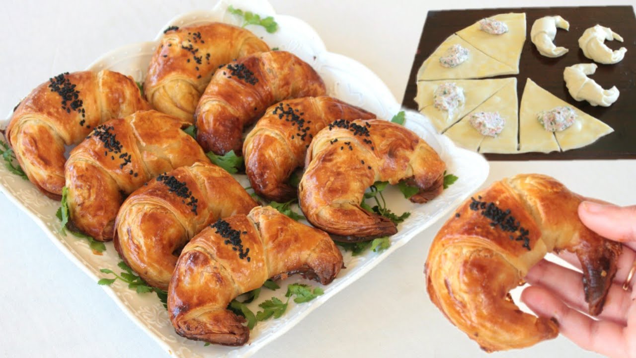 جدييد !! برعيهم يا لالة بأسرع وألذ كرواصة مالحة مقرمشة ومورقة بلا عجين مورق حضريها دفعة واحدة كتحمق👌