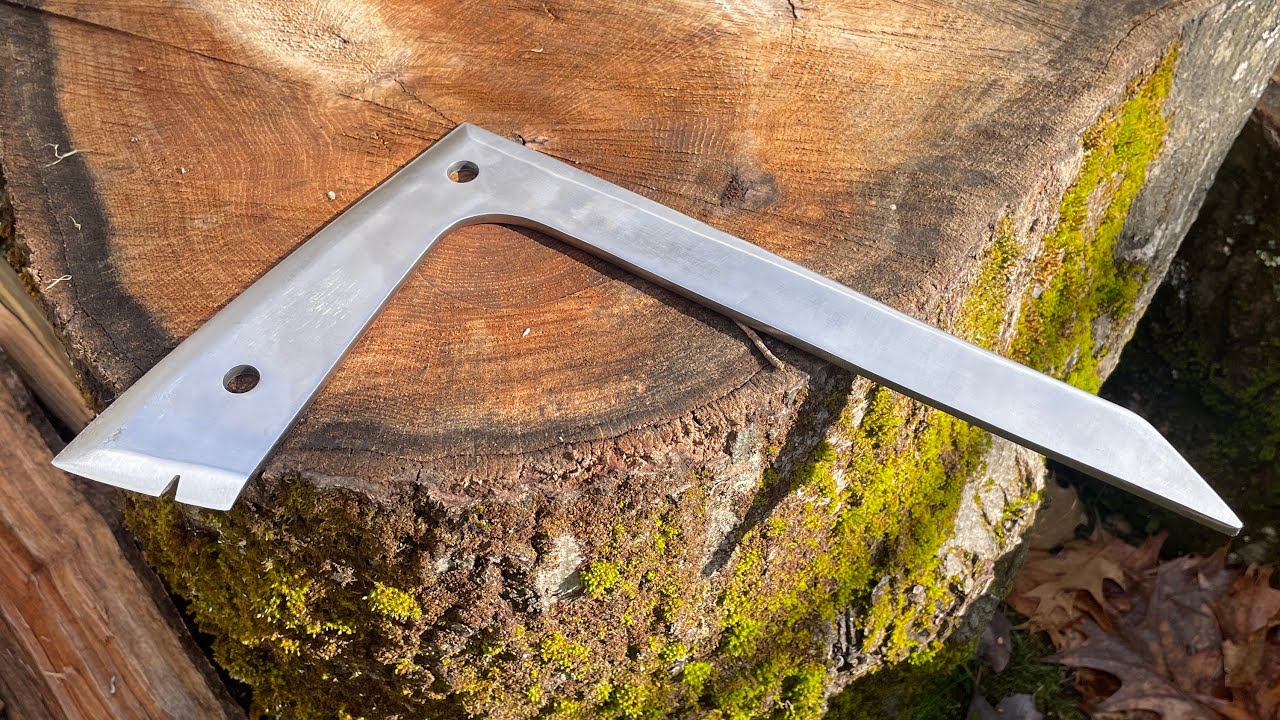 Forging Sokka’s Boomerang from Avatar: The Last Airbender IRL out of an old leaf spring!