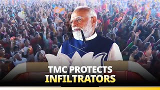 TMC has put Bengal on lease to illegal infiltrators and criminals: PM Modi in Balurghat