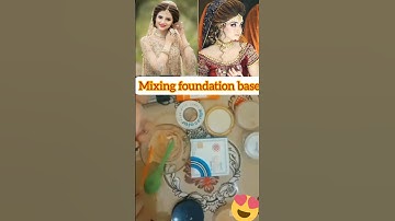 customize base hidden formula/mixing foundation base #makeup #youtubeshorts #shanzehtips&tricks