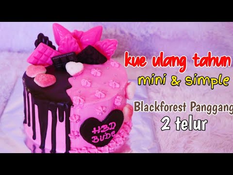 Cara Membuat Kue Ulang Tahun Yang Kecil