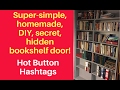 DIY secret bookcase door! DIY secret bookcase door!