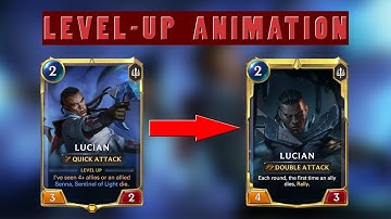 Lucian level-up animation | Legends of Runeterra