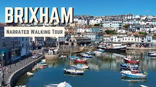 BRIXHAM, Devon | 4K Narrated Walking Tour | Let's Walk 2023