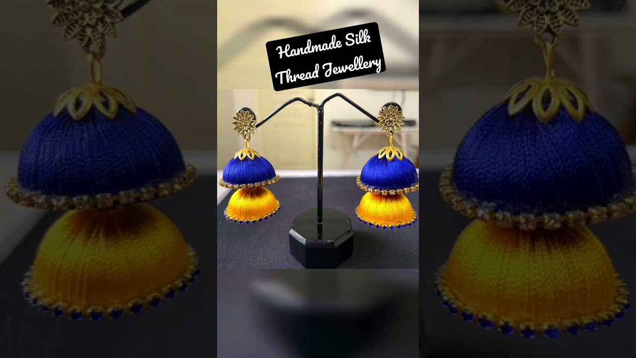 Handmade Silk Thread Jewellery | DIY Silk Thread JEWELLERY 