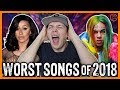 Top 25 WORST Songs of 2018