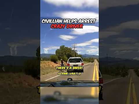 مدني يساعد شرطي ا في القبض على سائق مجنون