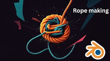 how to make rope in blender within 30 seconds | #blender3d #blendertutorial
