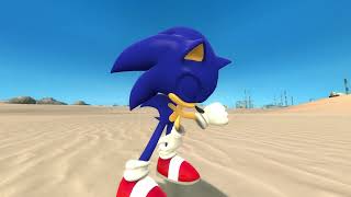 the nazo unleashed super sonic transformation in Gmod #sonic #gmod