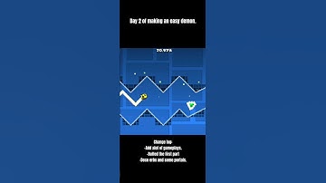 Day 2 of making an easy demon. #geometrydash #gd #gaming #games #gameplay