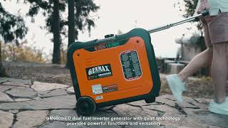 Genmax 6000W Dual Fuel Quiet Portable Inverter Generator with  Remote/Electric Start, EPA Compliant (GM6000iED)