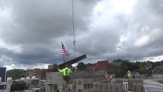 The Bridge on Forbes Topping Out - Beam Place