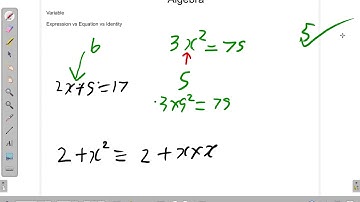 Equation vs Expression vs Identity