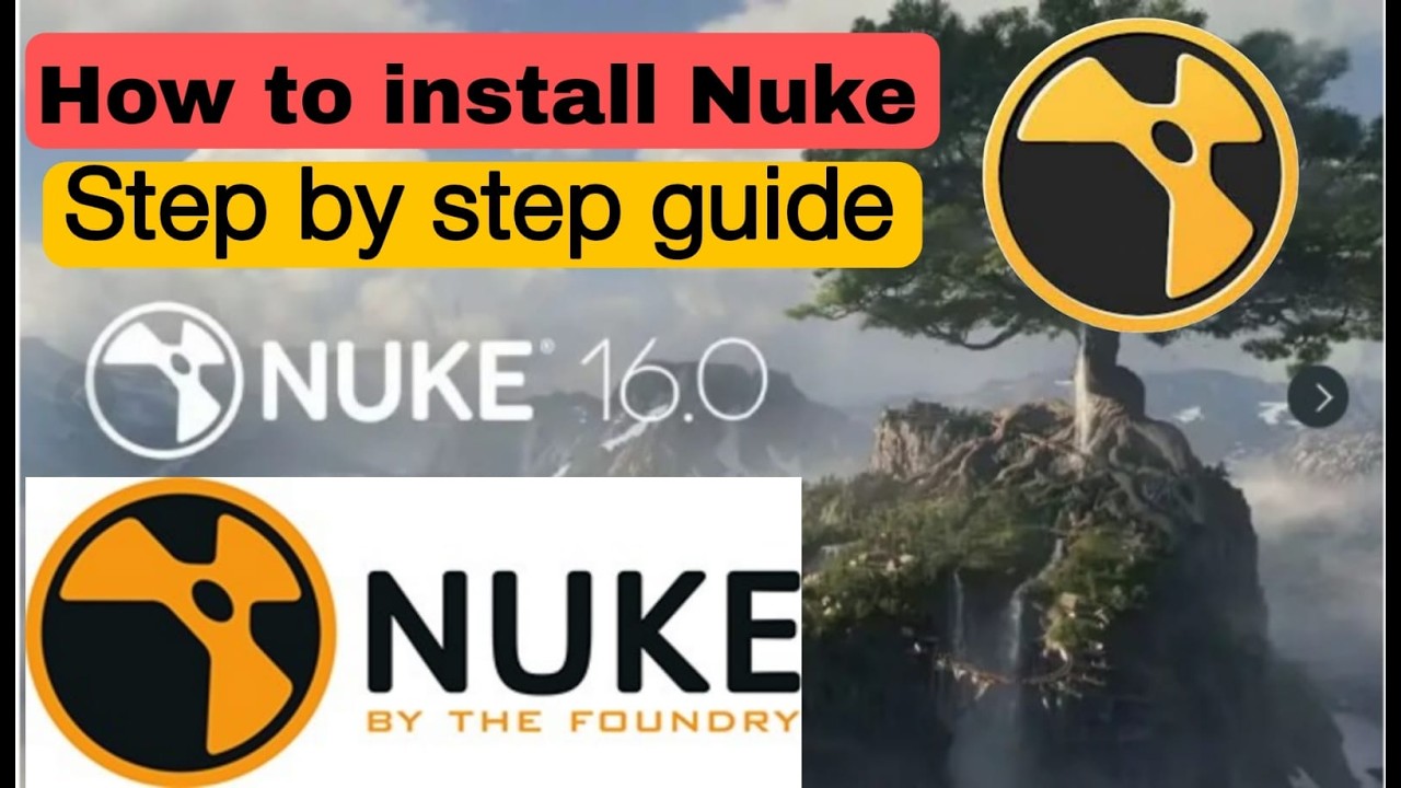 How to install The Foundry Nuke Studio 16.1v1 install - YouTube