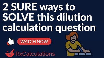 Dilution Calculations | How to Use Alligation and Algebraic Methods to Solve This Question