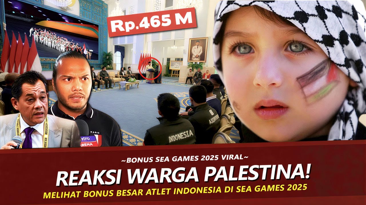 🔴MALAYSIA GEGER !! Reaksi Warga Palestina Lihat Bonus 465 M Atlet Indonesia di SEA Games 2025