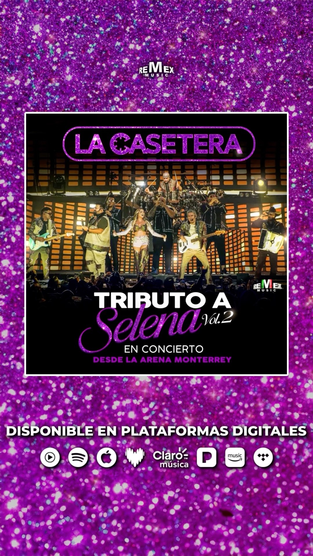 ?Lo nuevo de @lacaseteramx es #TributoASelena Vol.2 ? Ya está disponible en plataformas digitales