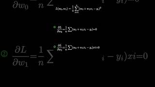 Solving intercept and slope: Simplifying Linear Regression Derivatives
