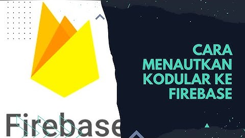 Cara mengaitkan firebase di kodular Mit app Inventor Thunkable