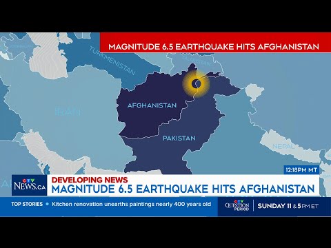 6.5 magnitude earthquake strikes northeast Afghanistan