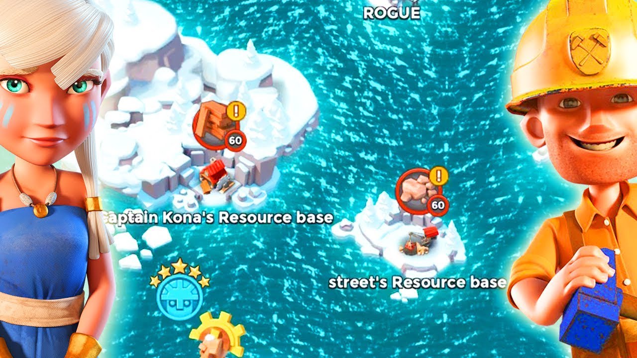 HUGE Resource Base Clearing in Boom Beach!! supercell net worth