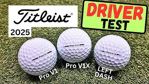 Titleist 2025 Pro V1 vs Pro V1x vs Pro V1x LINKER DASHBOARD - BESTUURDER