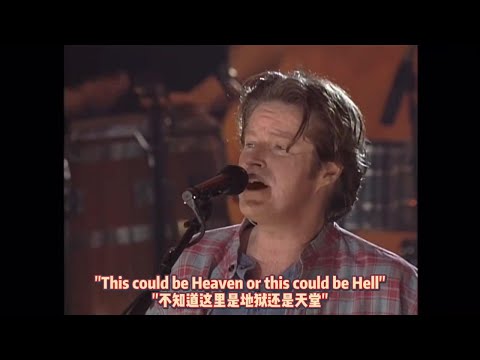 加州旅馆 老鹰乐队1994年冰封地狱演唱会不插电版 过于经典就不介绍了 Don Felder真的是又帅又能打 HD中英字幕 值得收藏 