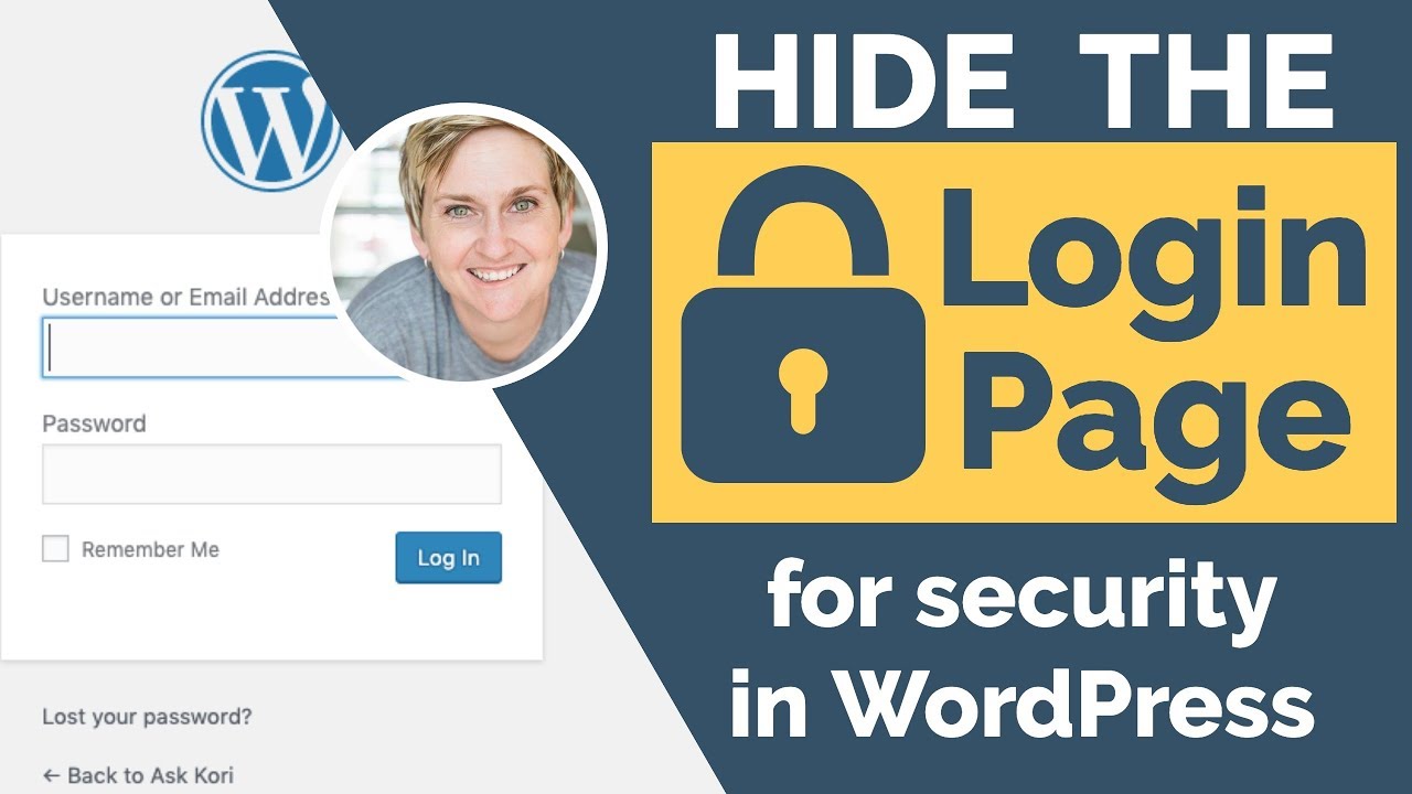 Can you hide your WordPress login screen? Should you? - YouTube