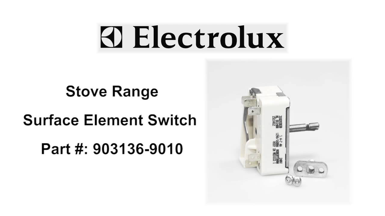Electrolux Stove Range Surface Element Switch Part Number 903136
