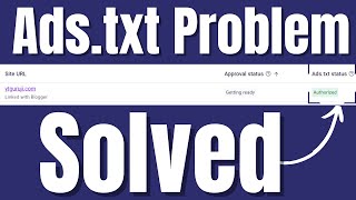 ads.txt status not found problem fixed- ads.txt problem solved