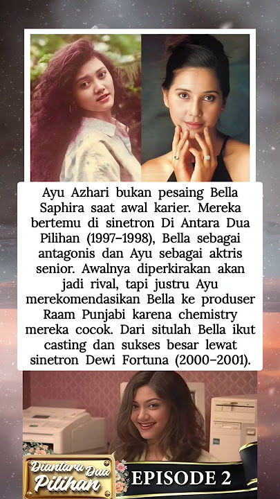 TERNYATA AYU AZHARI YANG TUNTUN BELLA SAPHIRA! #shorts #nostalgia #artis