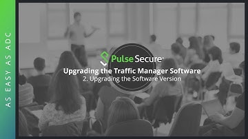 Upgrading the Traffic Manager Software