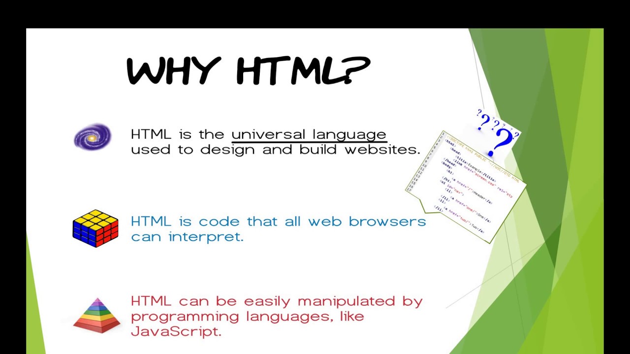 HTML Lesson 1: The Basics - YouTube