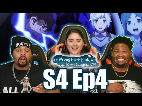 Title Is Back! Is it wrong to pick up girls in the dungeon? DanMachi Reaction!! Season 4 Episode 4