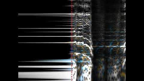 experiments with sound writing - showcqt but rotated to avicii wake-me-up vocals