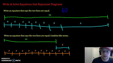 Write & Solve Equations that Represent Diagrams
