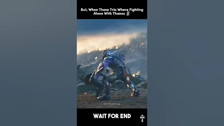 MCU Trio Struggling To Fight Thanos 🤯 #shorts  #avengers #infinitywar #thanos #InfinityWar #Marvel