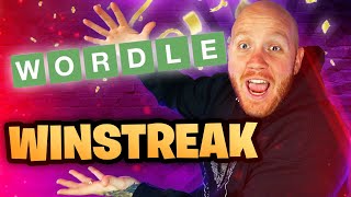 I'M ON A 5 GAME WIN STREAK IN WORDLE... (INSANE)