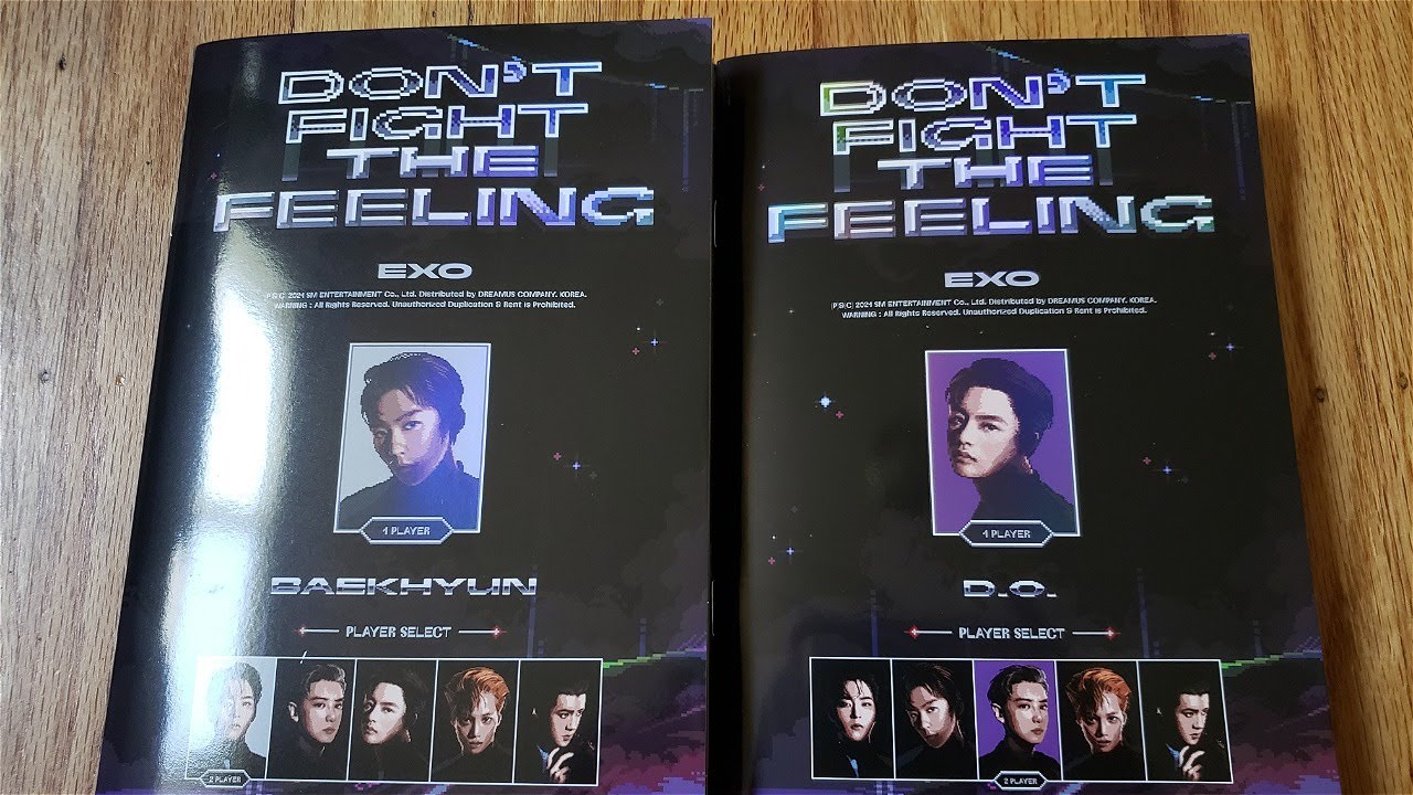 Exo Don't Fight The Feeling Unboxing (Expansion D.O & Baekhyun Ver