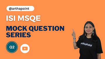 ISI Economics MSQE | Masters Quantitative Economics | ISI Kolkata | ISI Delhi | ISI Mock Questions
